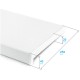 Vnitřní PVC parapet, šířka 25 cm (250 mm), bezúdržbový, bílý, PVC koncovky v ceně