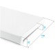 Vnitřní PVC parapet, šířka 15 cm (150 mm), bezúdržbový, bílý, PVC koncovky v ceně