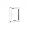 Plastové okno jednokřídlé 80x100 cm (800x1000 mm), bílé, otevíravé i sklopné, PRAVÉ