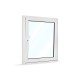 Plastové okno jednokřídlé 95x110 cm (950x1100 mm), bílé, otevíravé i sklopné, PRAVÉ - postupný výklop mikroventilace