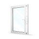Plastové okno jednokřídlé 95x140 cm (950x1400 mm), bílé, otevíravé i sklopné, LEVÉ - otevřené