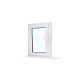 Jednokřídlé plastové okno 60x80 cm (600x800 mm), bílá|zlatý dub, otevíravé i sklopné, LEVÉ - interiér - mikroventilace