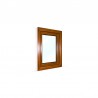 Plastové okno jednokřídlé 50x60 cm (500x600 mm), bílá|zlatý dub, otevíravé i sklopné, PRAVÉ