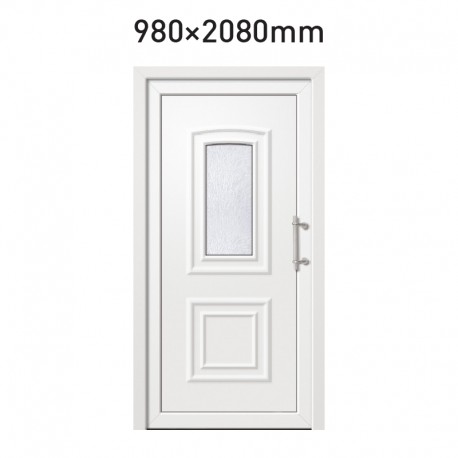 Plastové hlavní vchodové dveře 980 x 2080 mm - AMETYST