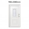 Plastové hlavní vchodové dveře 980 x 2080 mm - AMETYST