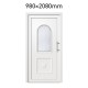 Plastové hlavní vchodové dveře 980 x 2080 mm - AZURIT