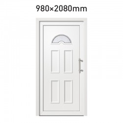 Plastové hlavní vchodové dveře 980 x 2080 mm - OPÁL