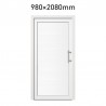 Plastové hlavní vchodové dveře 980 x 2080 mm - plné