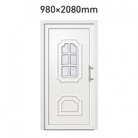 Plastové hlavní vchodové dveře 980 x 2080 mm - DIAMANT