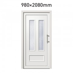 Plastové hlavní vchodové dveře 980 x 2080 mm - VUZNICE