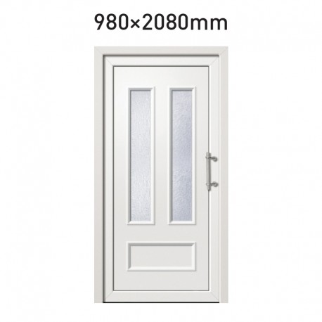 Plastové hlavní vchodové dveře 980 x 2080 mm - VUZNICE