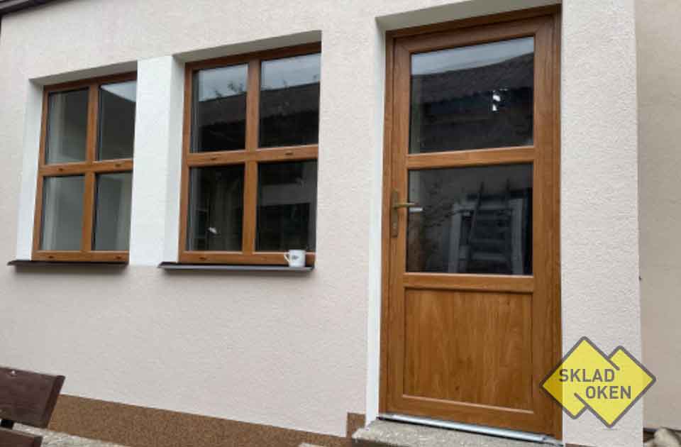 Okna na míru do rodinného domu umístění veranda | od SkladOken.cz