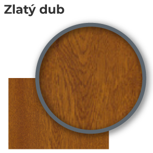 Plastové vedlejší vchodové dveře jednokřídlé 980x2080 mm levé konfigurace zlatý dub