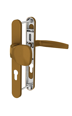 Koule-Klika zlatá pro hlavní vchodové dveře Basic