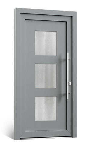 Plastové hlavní vchodové dveře - model 302