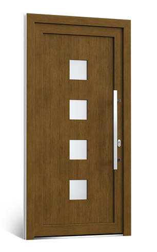 Plastové hlavní vchodové dveře - model 303