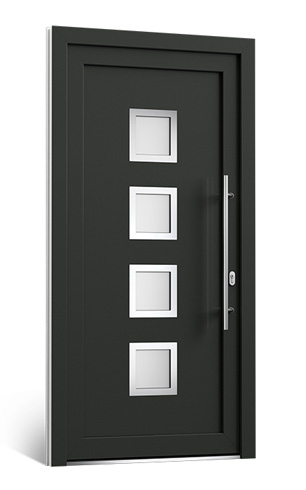 Plastové hlavní vchodové dveře - model 305